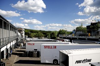 Teams arrive and setup at Circuit Spa-Francorchamps | JEP