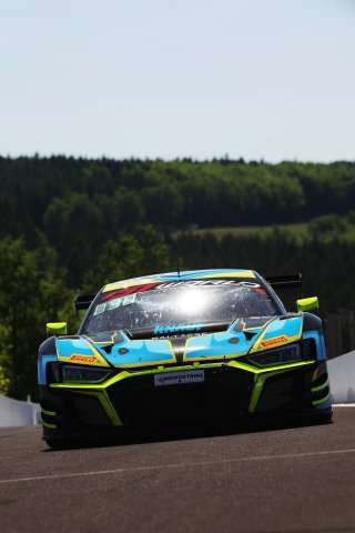 #28 - Haas RT - Xavier KNAUF - Gregory SERVAIS - Simon BALCAEN - Steven PALETTE - Audi R8 LMS GT3 EVO II | SRO / JEP